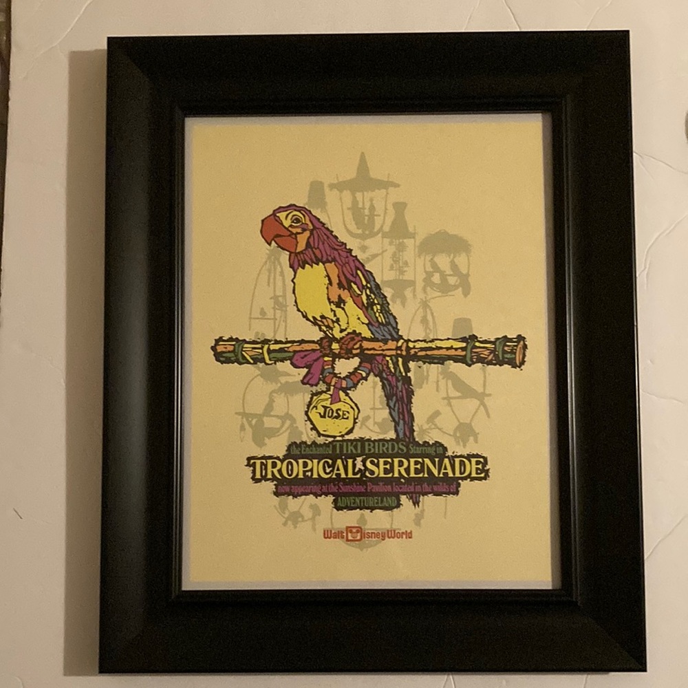 Disney Enchanted Tiki Birds Tropical Serenade Poster